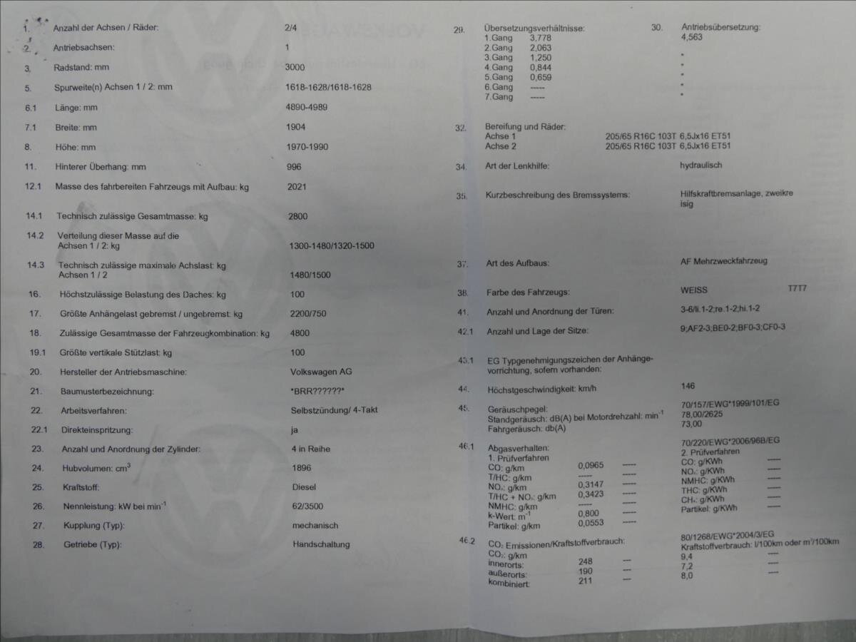 Volkswagen Transporter