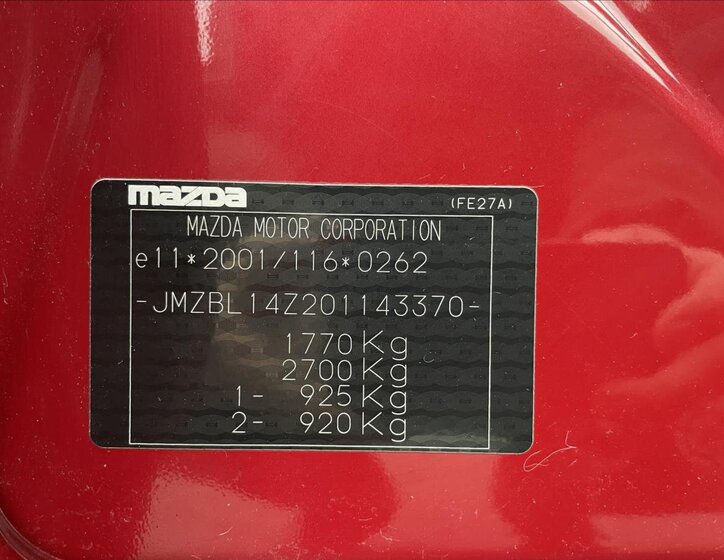 Mazda 3 Hatchback 1,6 l 77 kw