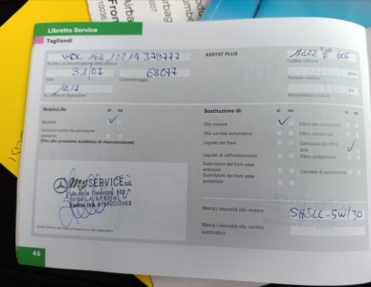 Mercedes-Benz Třídy M SUV 3,0 l 165 kw