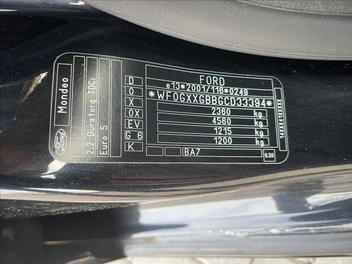 Ford Mondeo Kombi 2,2 l 147 kw