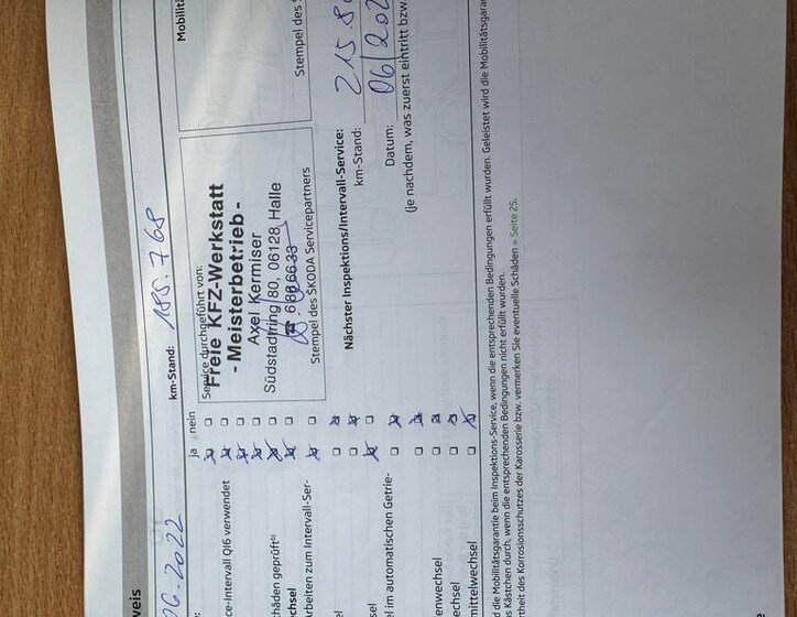 Škoda Rapid Sedan / Limuzína 1,6 l 77 kw