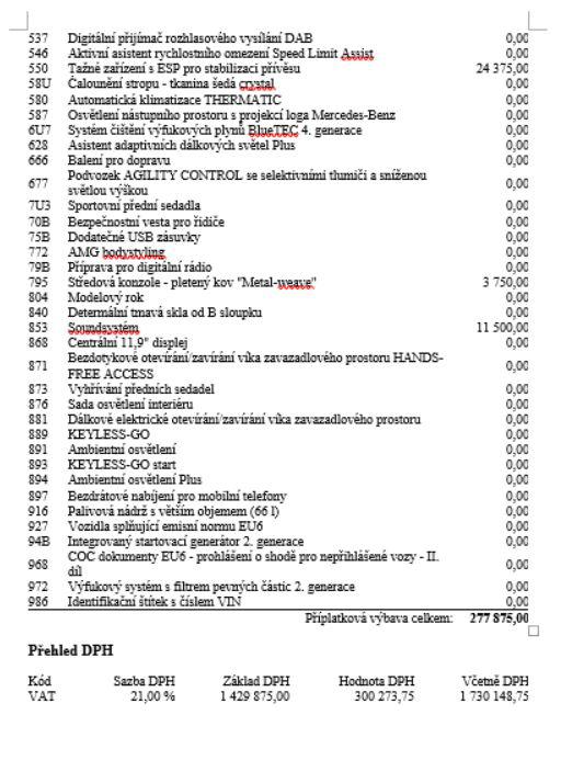 Mercedes-Benz Třídy C Ostatní 2,0 l 147 kw