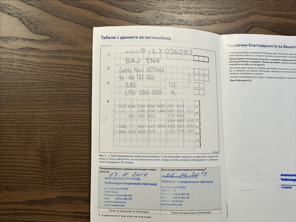 Volkswagen Caddy Kombi 1,4 l 96 kw