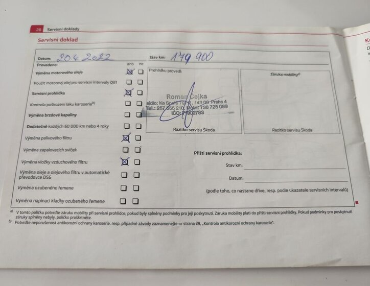 Škoda Superb Kombi 1,8 l 118 kw