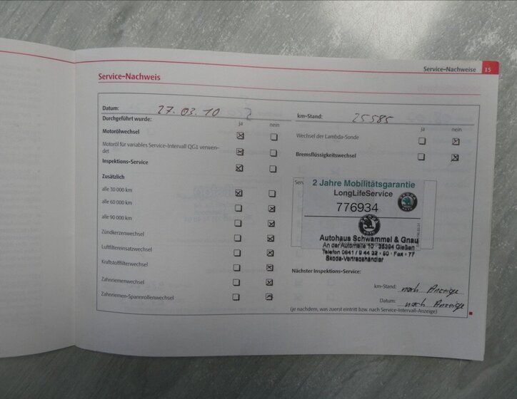 Škoda Fabia Kombi 1,4 l 63 kw