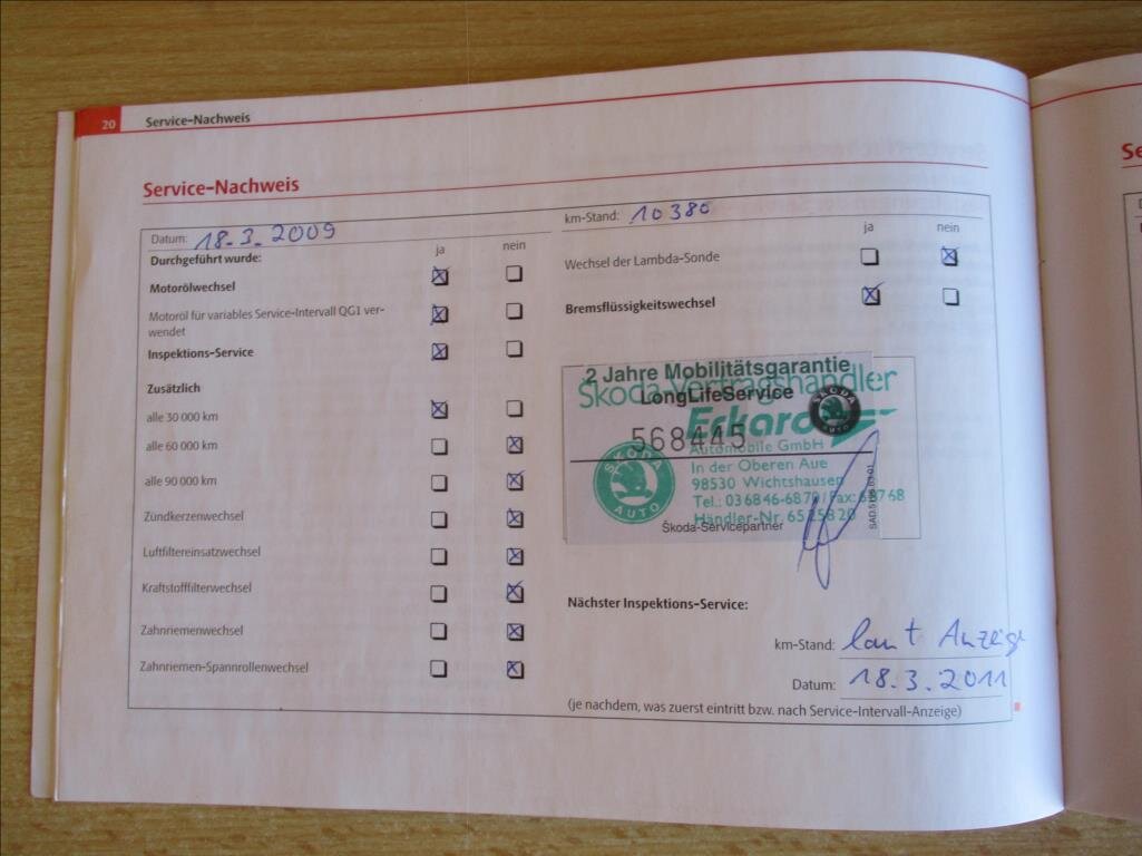 Škoda Octavia Liftback 1,6 l 75 kw