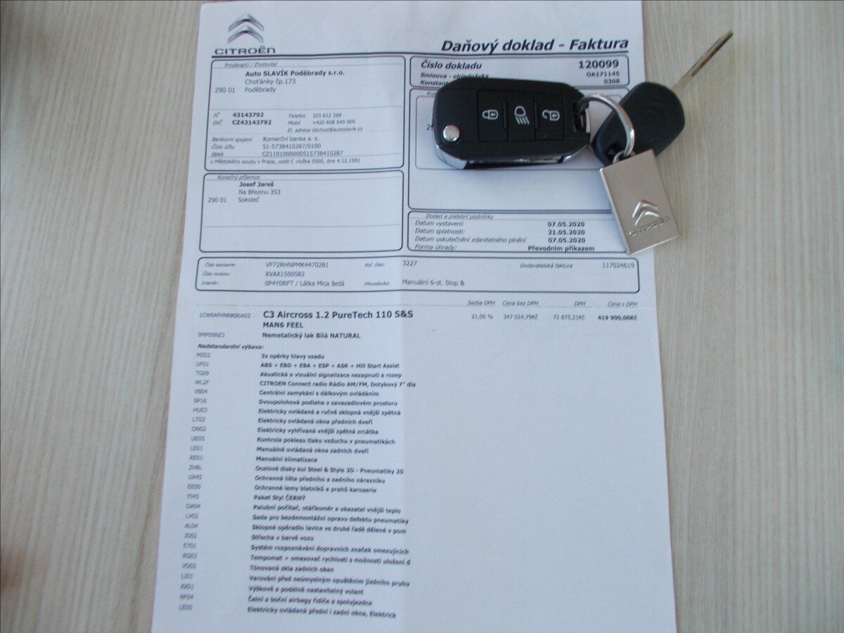 Citroën C3 Aircross SUV / Terénní 1,2 l 81 kw