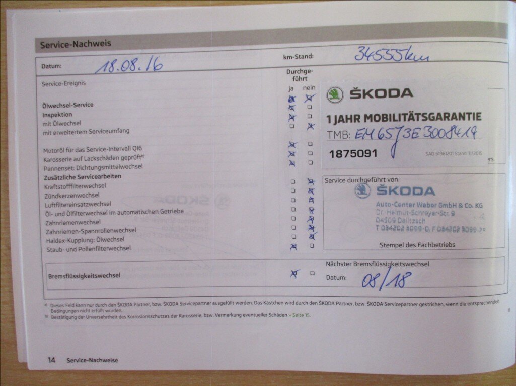 Škoda Fabia Hatchback 1,2 l 63 kw