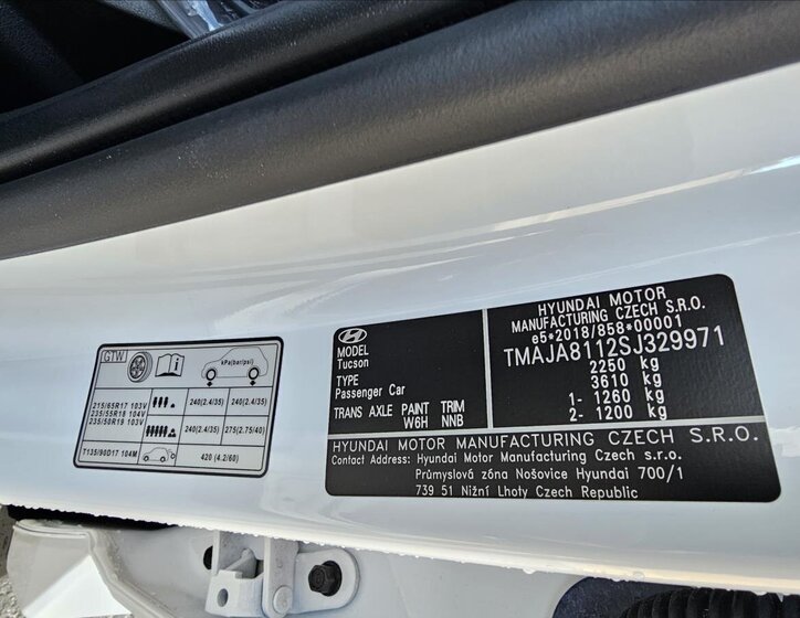 Hyundai Tucson SUV / Terénní 1,6 l 117 kw