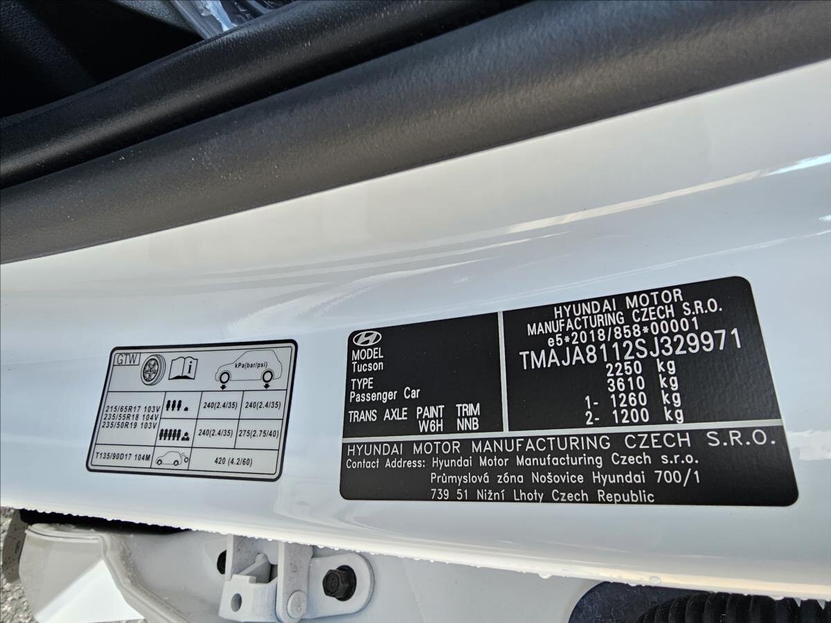 Hyundai Tucson SUV / Terénní 1,6 l 117 kw