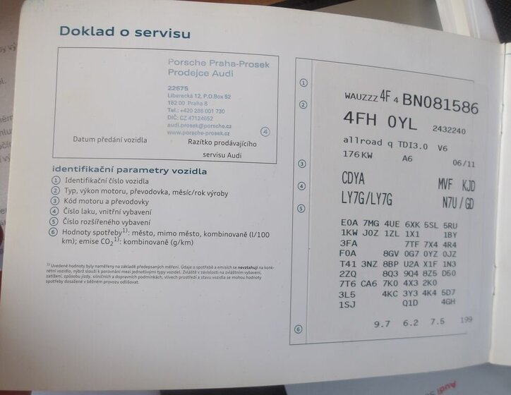 Audi A6 Kombi 3,0 l 176 kw