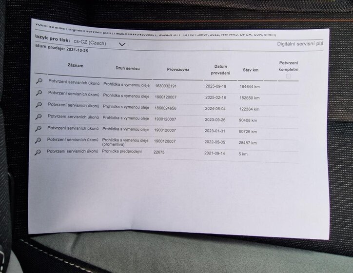 Škoda Scala Hatchback 1,5 l 110 kw