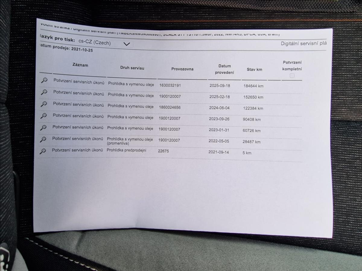 Škoda Scala Hatchback 1,5 l 110 kw