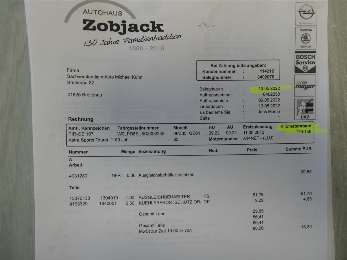 Opel Astra Kombi 1,4 l 88 kw