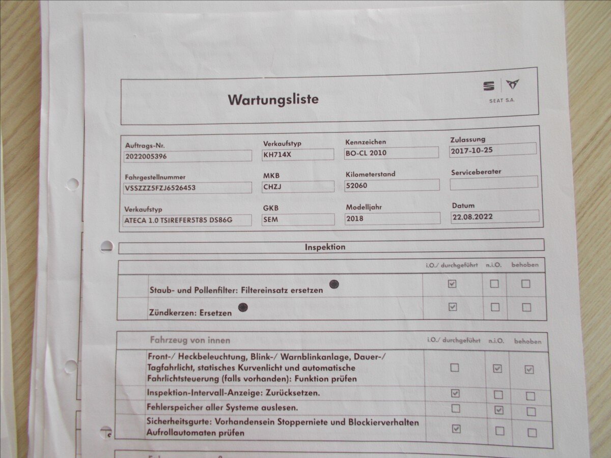 Seat Ateca SUV / Terénní 999,0 85 kw