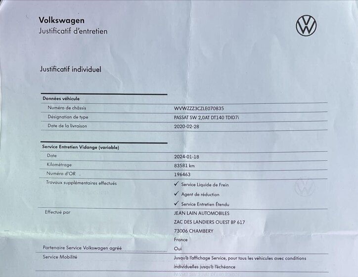 Volkswagen Passat Kombi 2,0 l 140 kw