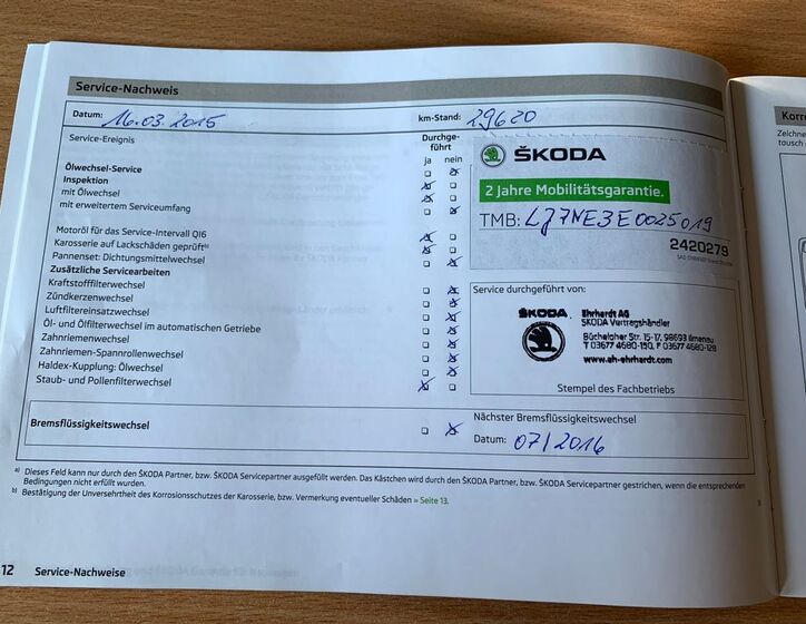 Škoda Octavia Kombi 2,0 l 110 kw