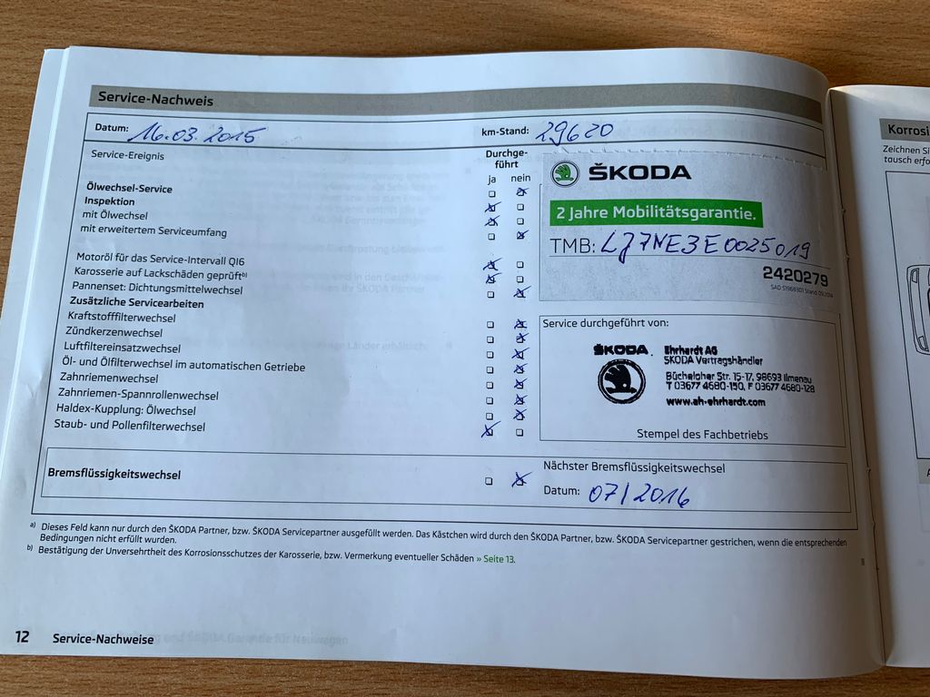 Škoda Octavia Kombi 2,0 l 110 kw