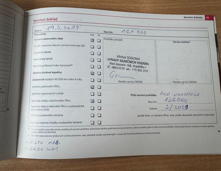 Škoda Octavia Liftback 2,0 l 103 kw