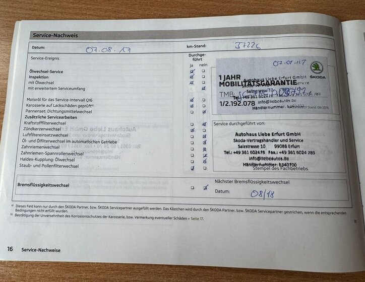 Škoda Octavia Kombi 1,4 l 103 kw