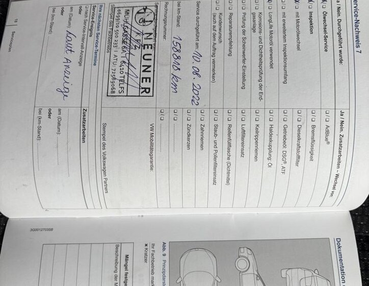 Volkswagen Touran MPV 1,6 l 77 kw