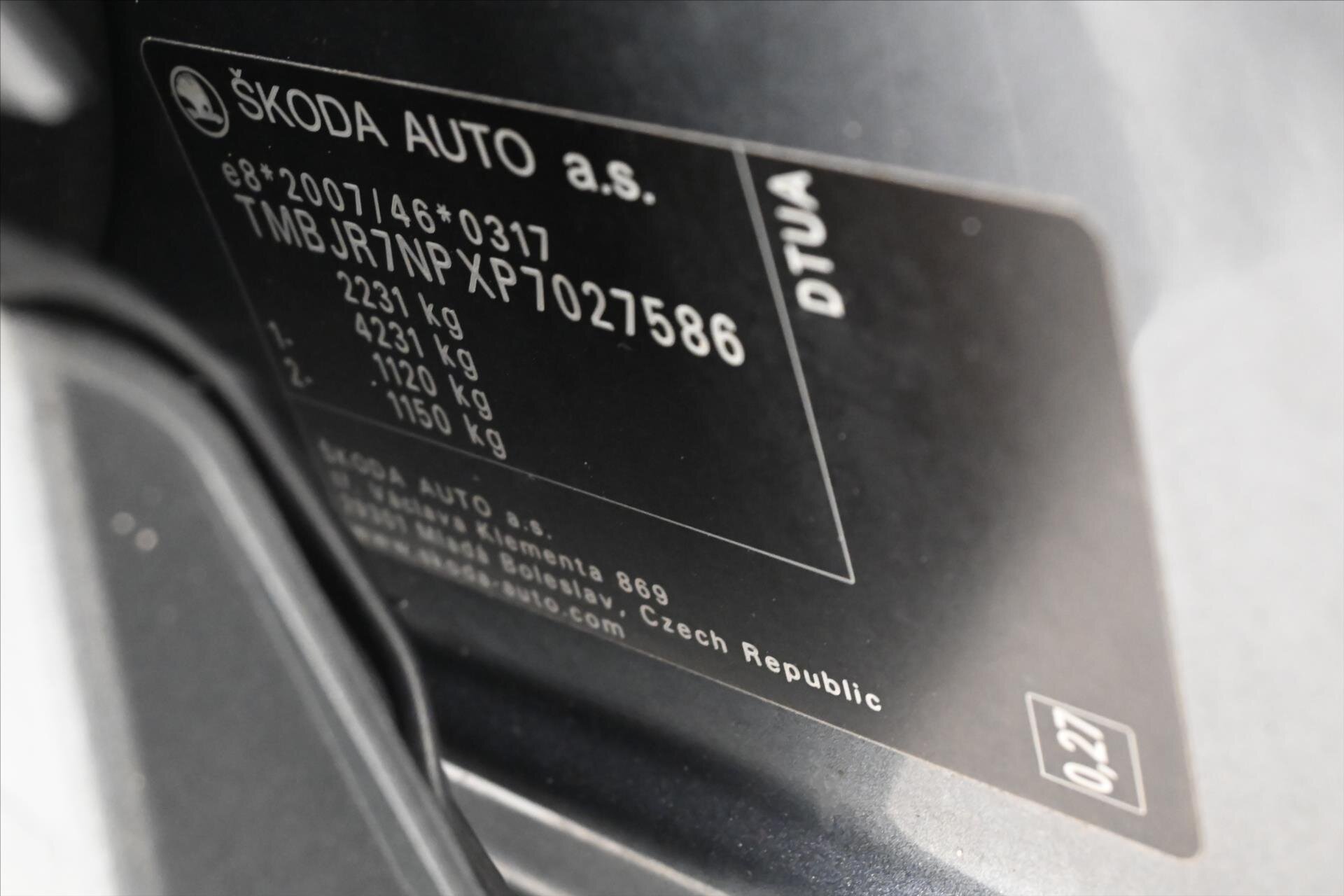 Škoda Superb Kombi 2,0 l 147 kw