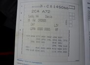 Volkswagen Caddy Skříň 1,6 l 55 kw