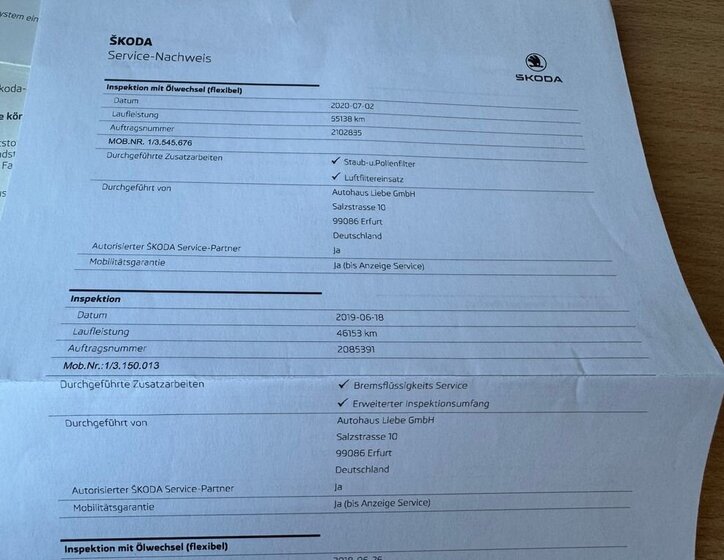 Škoda Octavia Kombi 1,4 l 103 kw