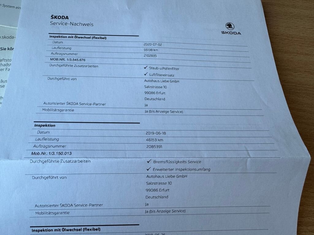 Škoda Octavia Kombi 1,4 l 103 kw