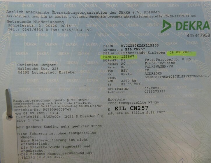 Volkswagen Caddy MPV 2,0 l 75 kw