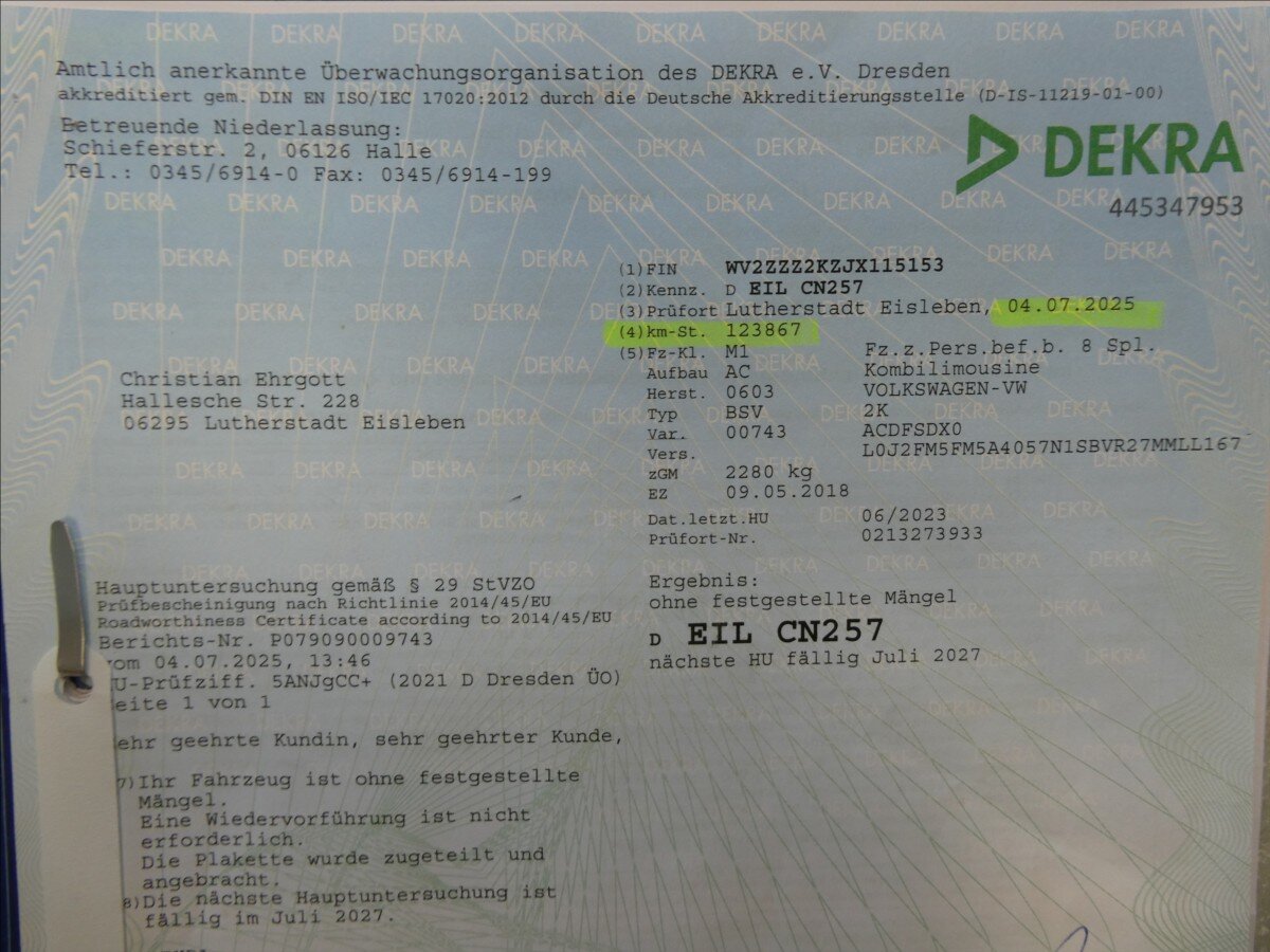 Volkswagen Caddy MPV 2,0 l 75 kw