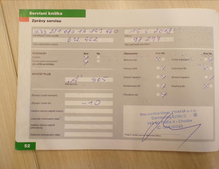 Mercedes-Benz Třídy S Sedan / Limuzína 3,0 l 173 kw