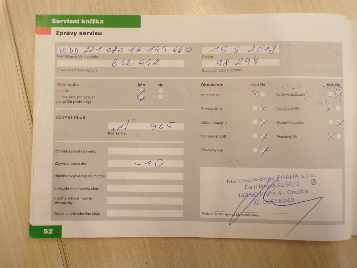 Mercedes-Benz Třídy S Sedan / Limuzína 3,0 l 173 kw