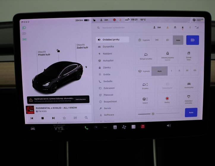 Tesla Model 3 Sedan / Limuzína 0,0 340 kw