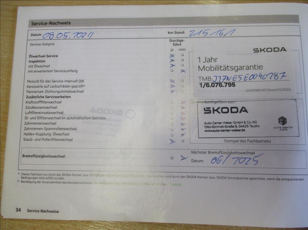 Škoda Octavia Kombi 2,0 l 110 kw