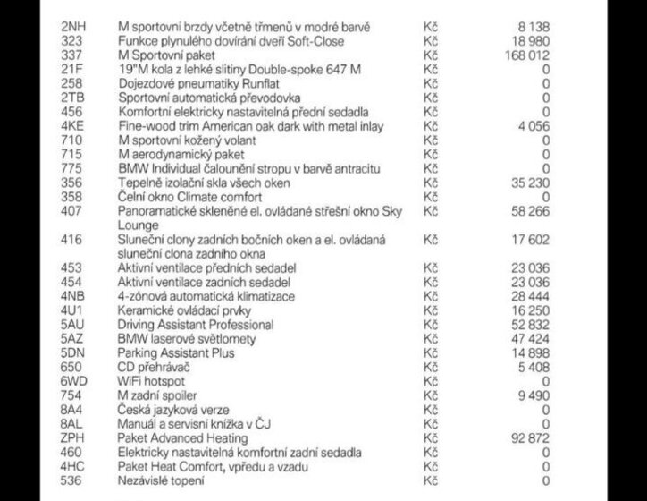 BMW Ostatní Sedan 0,0 294 kw