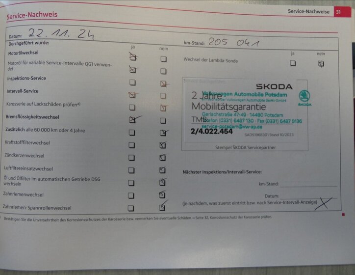 Škoda Octavia Kombi 1,4 l 90 kw