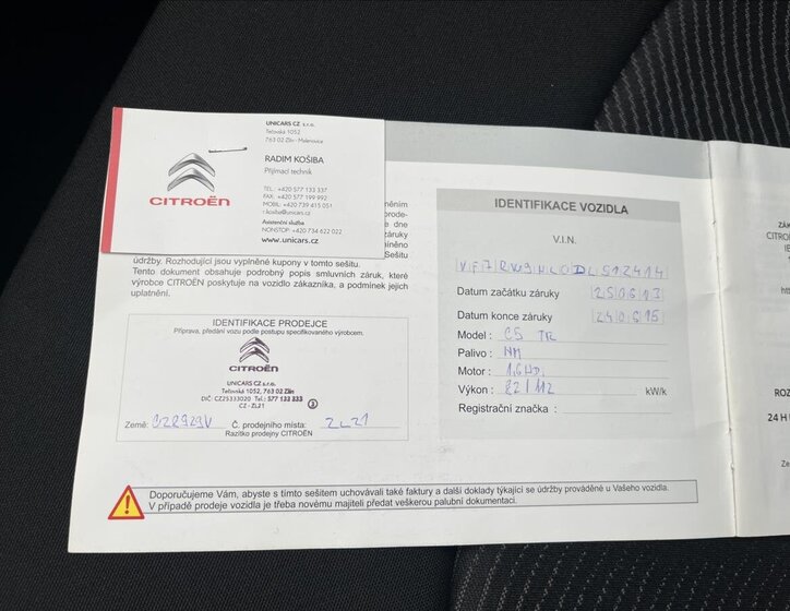 Citroën C5 Kombi 1,6 l 84 kw