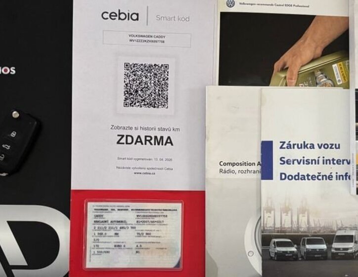 Volkswagen Caddy Skříň 2,0 l 75 kw