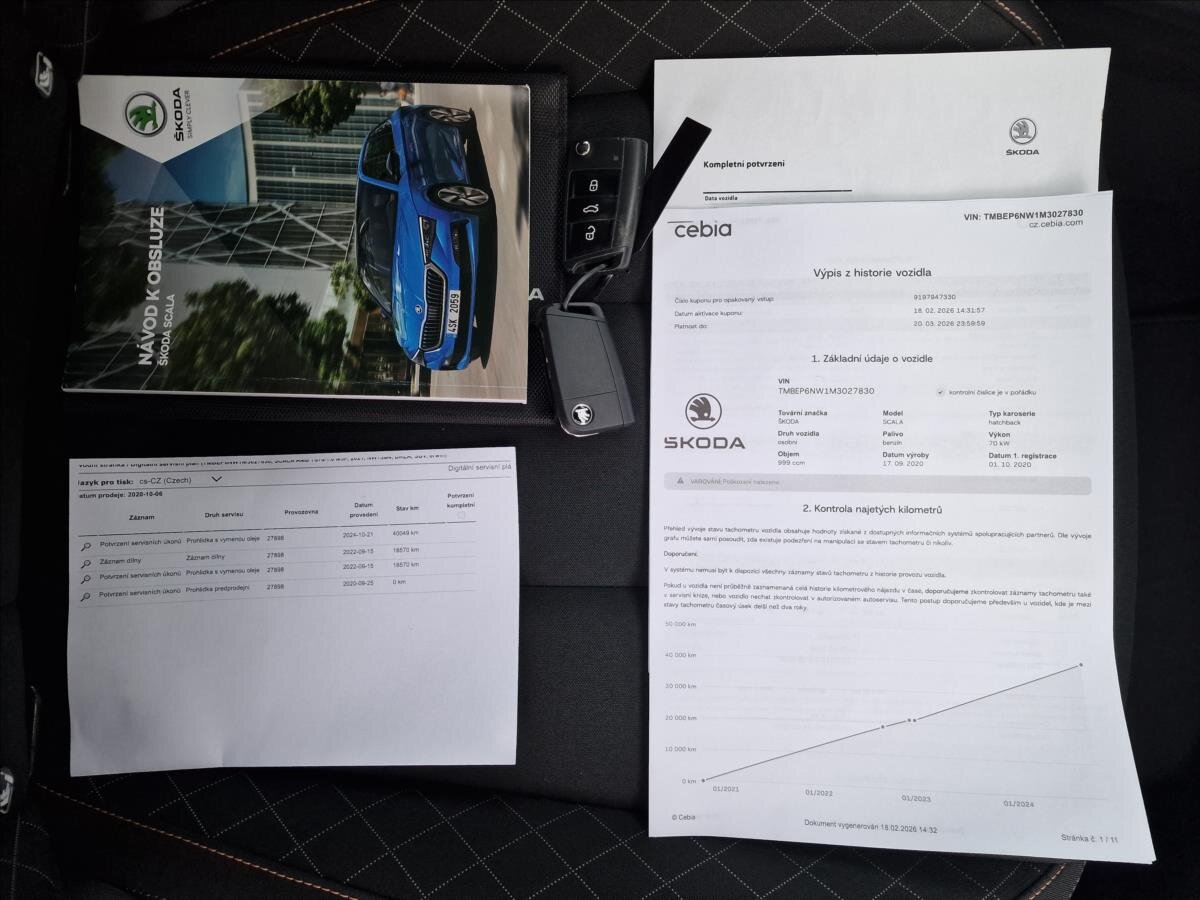 Škoda Scala Hatchback 999,0 70 kw