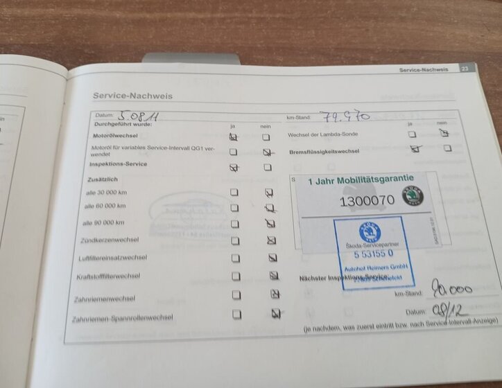 Škoda Fabia Kombi 1,4 l 55 kw