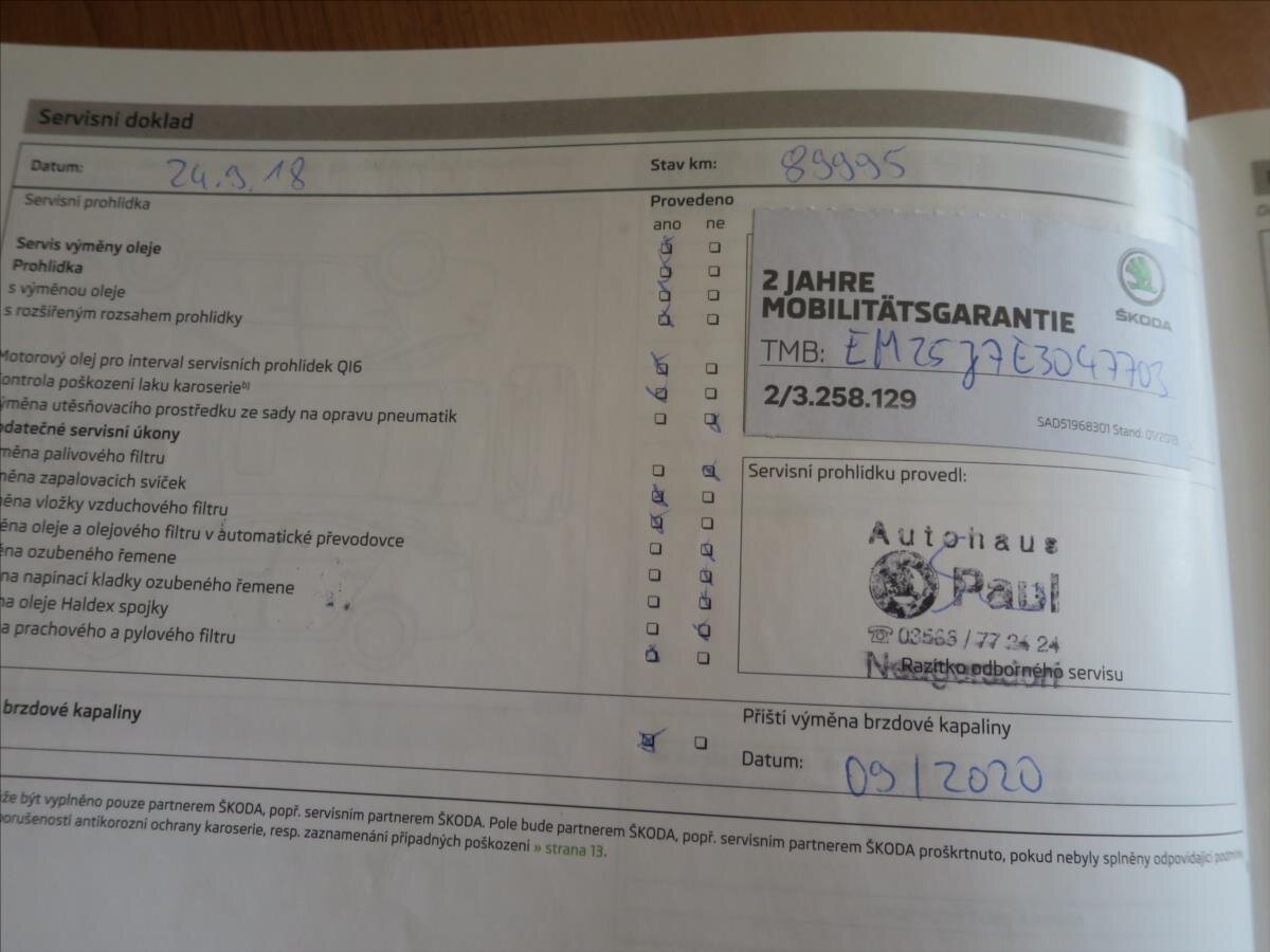 Škoda Fabia Hatchback 1,2 l 63 kw