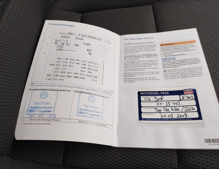 Volkswagen Golf Hatchback 1,4 l 90 kw