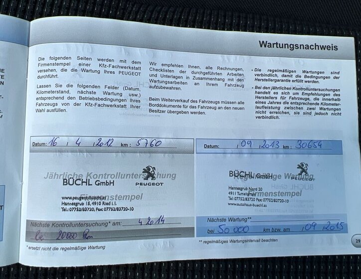 Peugeot 5008 MPV 2,0 l 120 kw