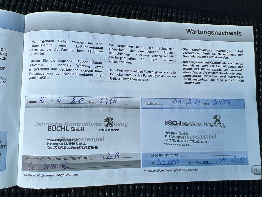 Peugeot 5008 MPV 2,0 l 120 kw