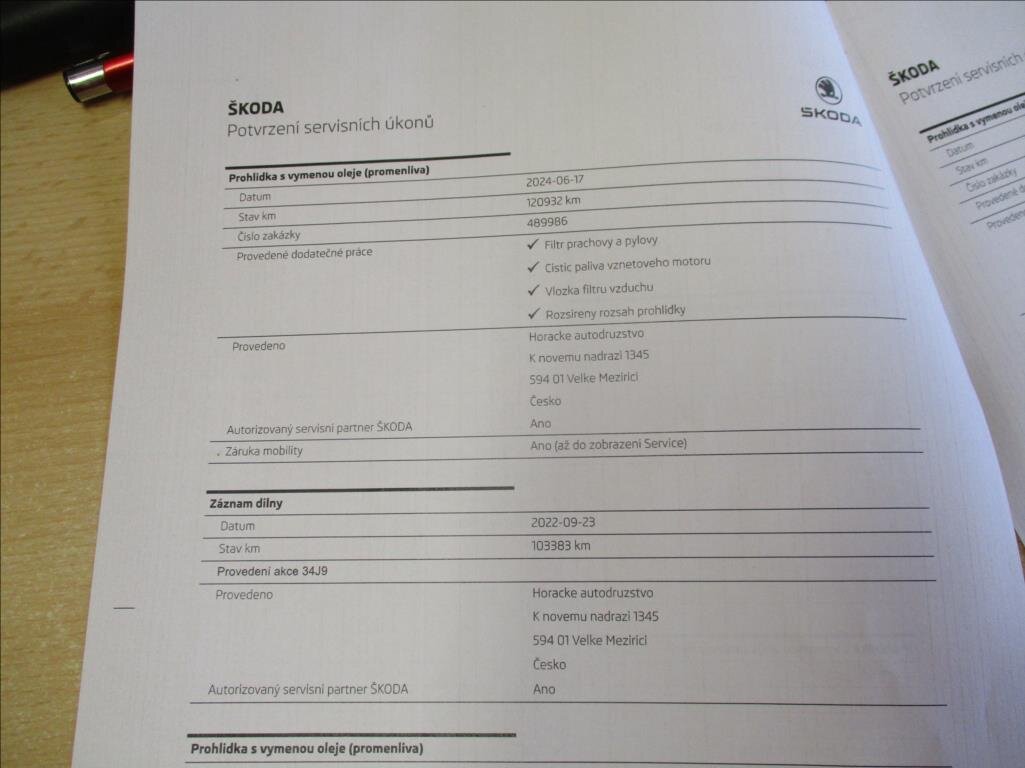 Škoda Superb Liftback 2,0 l 110 kw