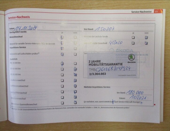 Škoda Octavia Sedan 1,4 l 90 kw