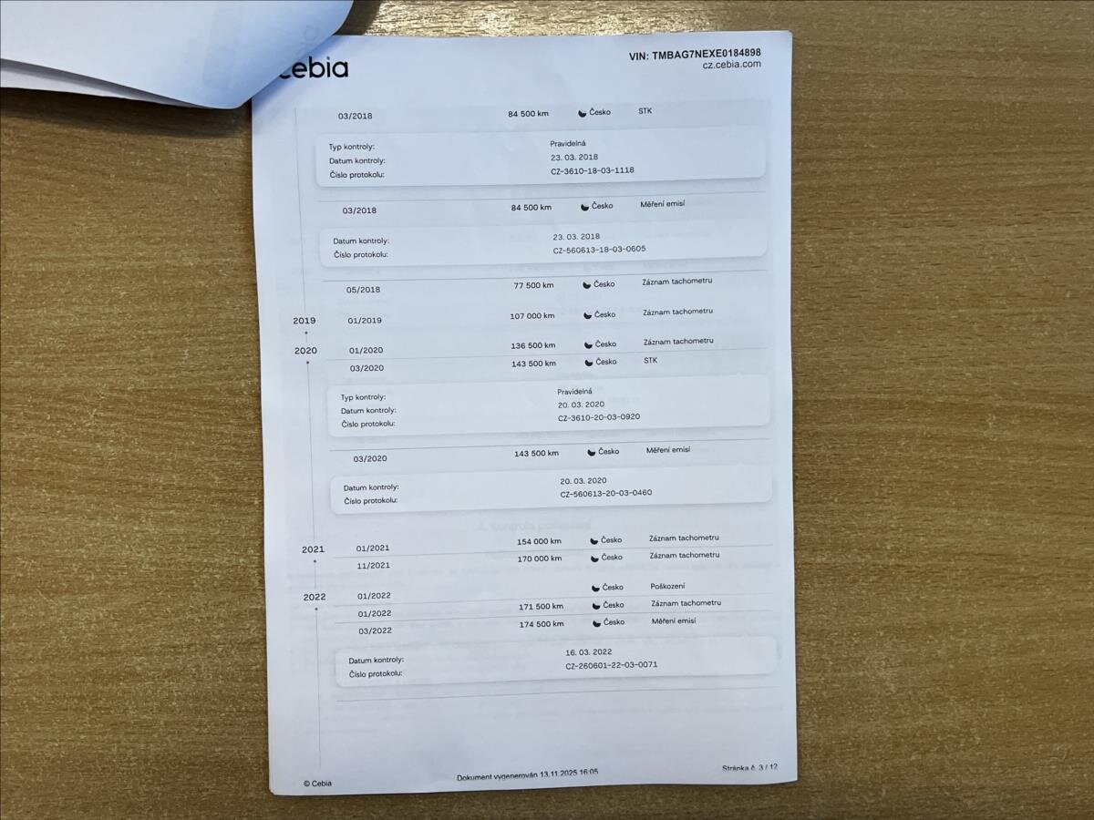 Škoda Octavia Liftback 1,6 l 77 kw