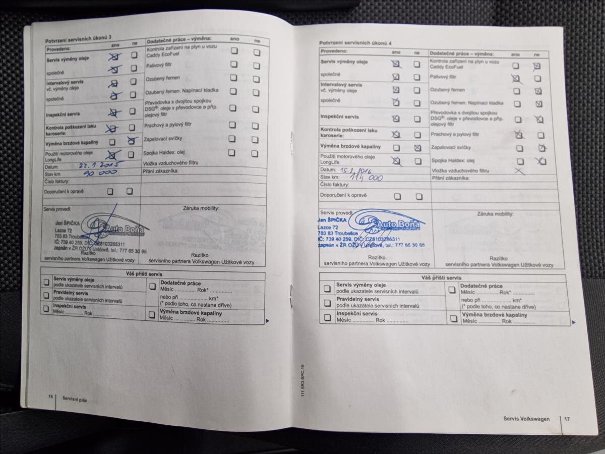 Volkswagen Caddy Kombi 1,6 l 75 kw