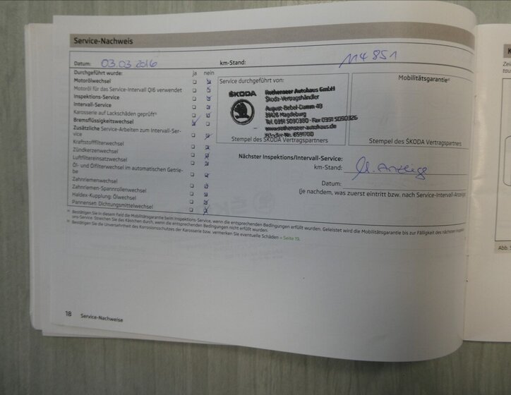 Škoda Octavia Kombi 2,0 l 103 kw